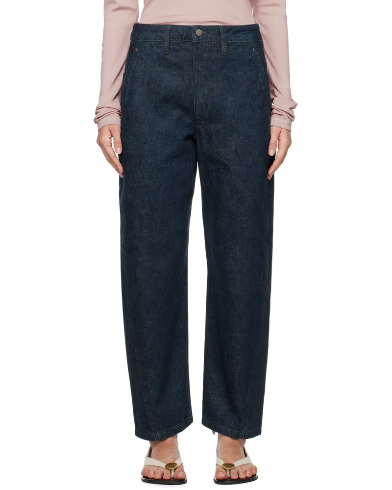 Christophe Lemaire Indigo Twisted Jeans Bl760