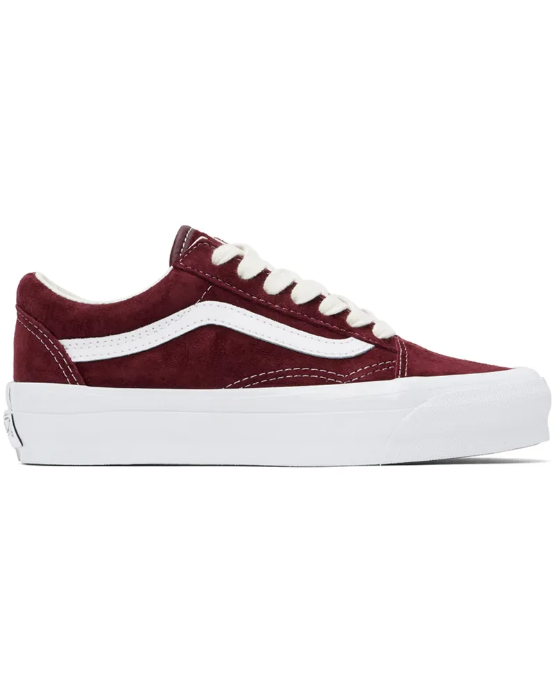 Vans Burgundy Old Skool 36 Sneakers Lx
