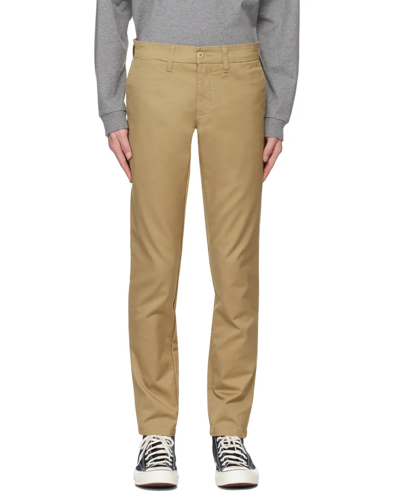 Carhartt WIP Tan Sid Trousers 8y