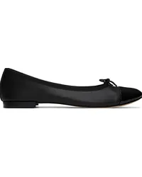 Repetto Black Flora Ballerina Flats Noir