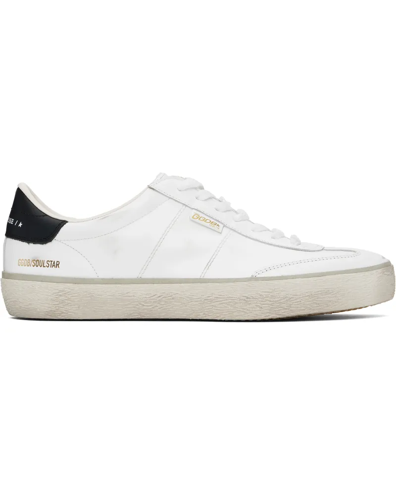 Golden Goose White Soul Star Leather Sneakers White