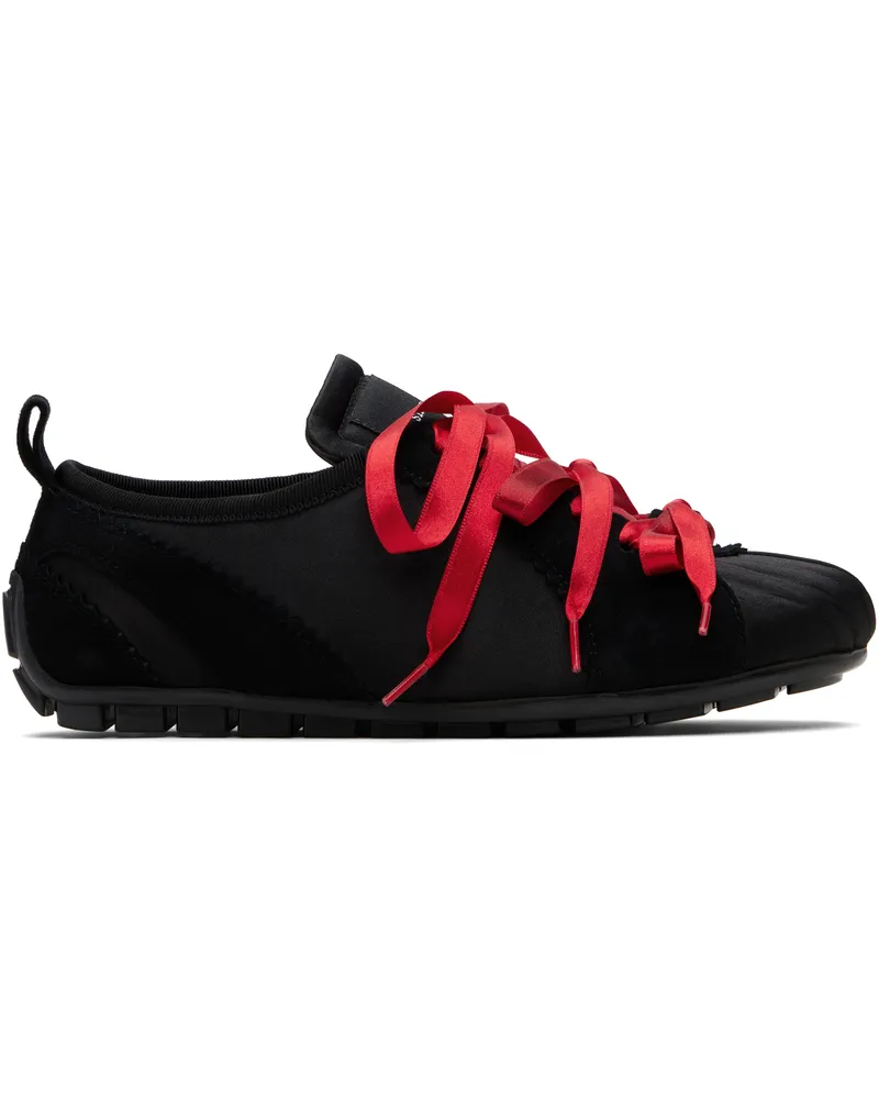 Simone Rocha Black Ballerina Grip Sneakers Black