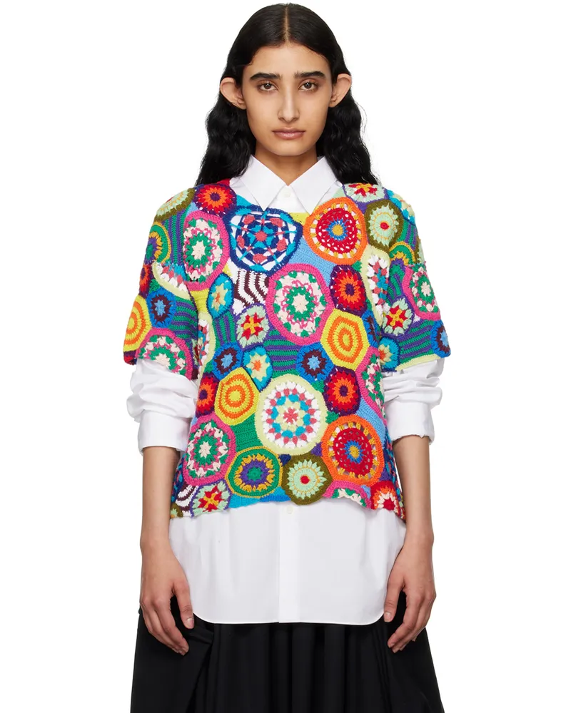 Comme des Garçons Multicolor Patchwork T-Shirt 1