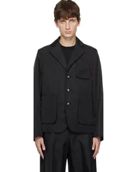 Adererror Black Bellows Pocket Blazer Noir