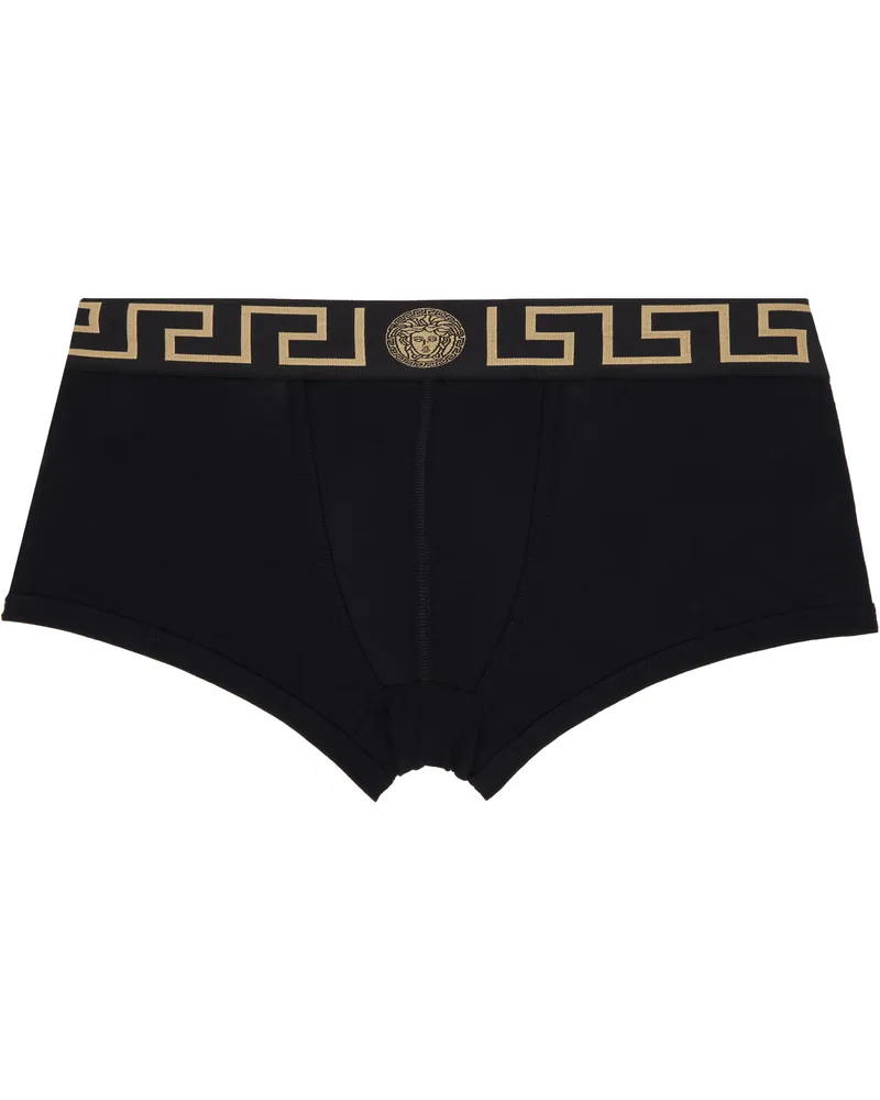 Versace Black Greca Border Boxer Briefs A80g-black