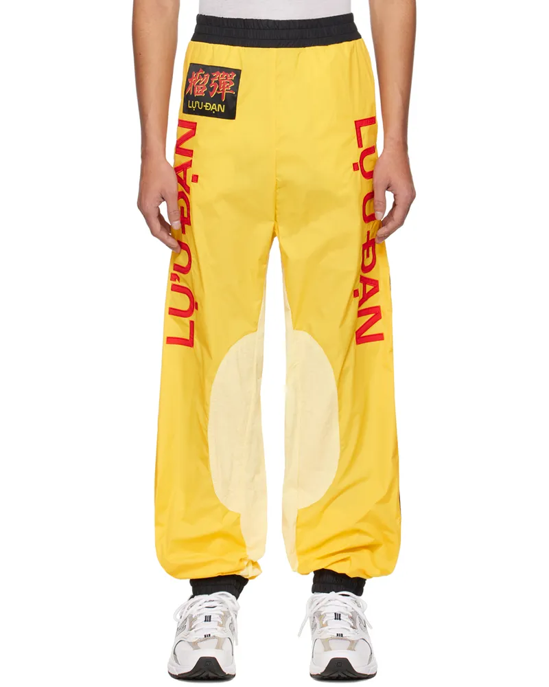 LU'U DAN Yellow Patch Lounge Pants Yellow