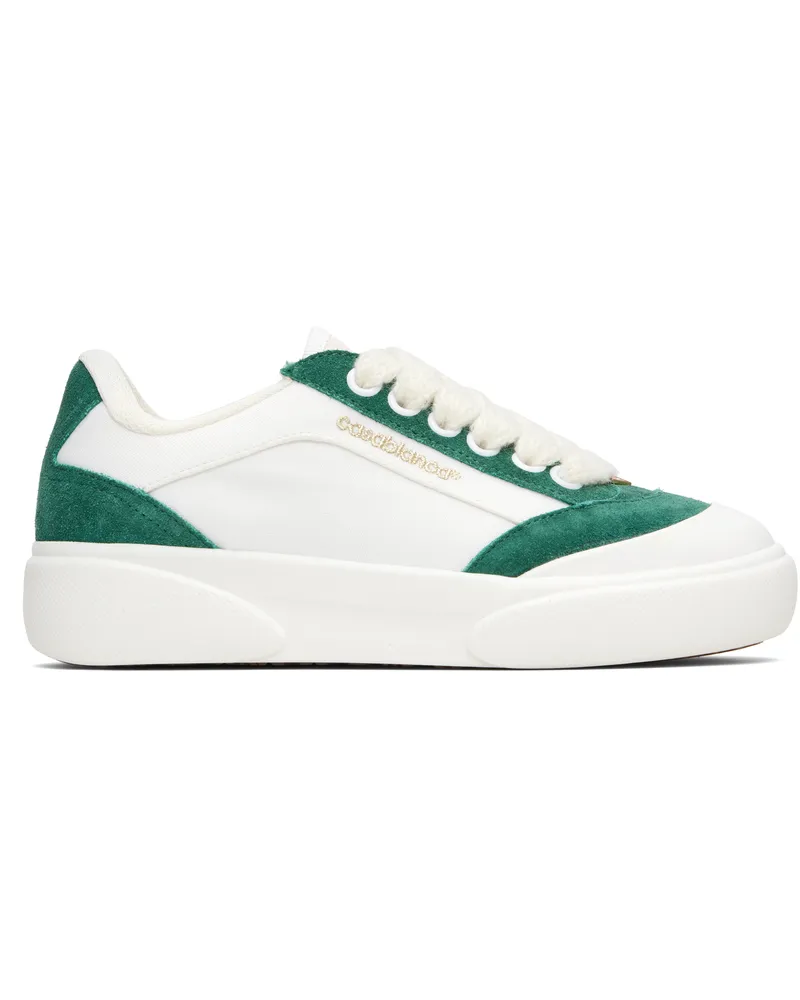 Casablanca Paris White & Green Del Mar Sneakers White