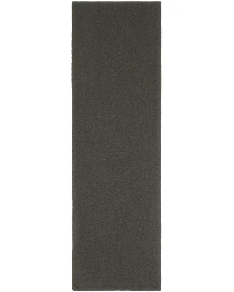 Rier Gray Fleece Scarf Camoscio
