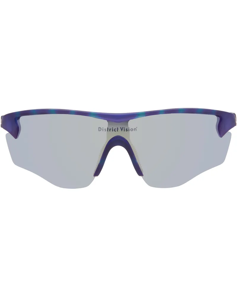 District Vision Purple Junya Racer Sunglasses Violet