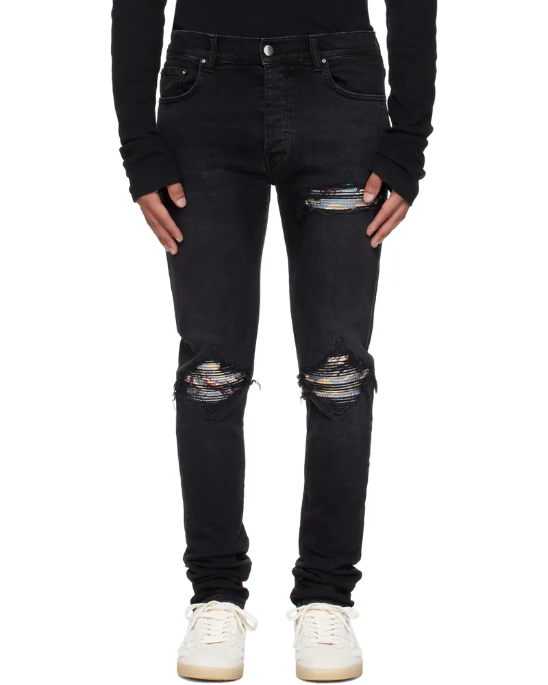 Amiri Black Crane MX1 Jeans Dusk