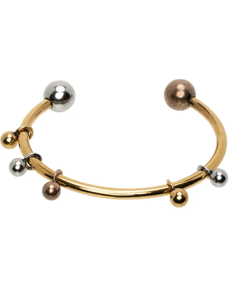 Christophe Lemaire Gold & Silver Rattle Bracelet Mu525