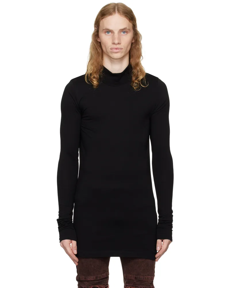Julius Black Cotton & Rayon T-shirt