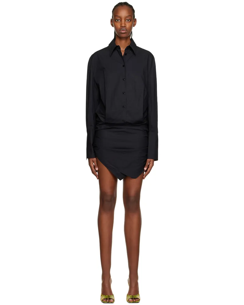 ATTICO Black Hatty Minidress 100