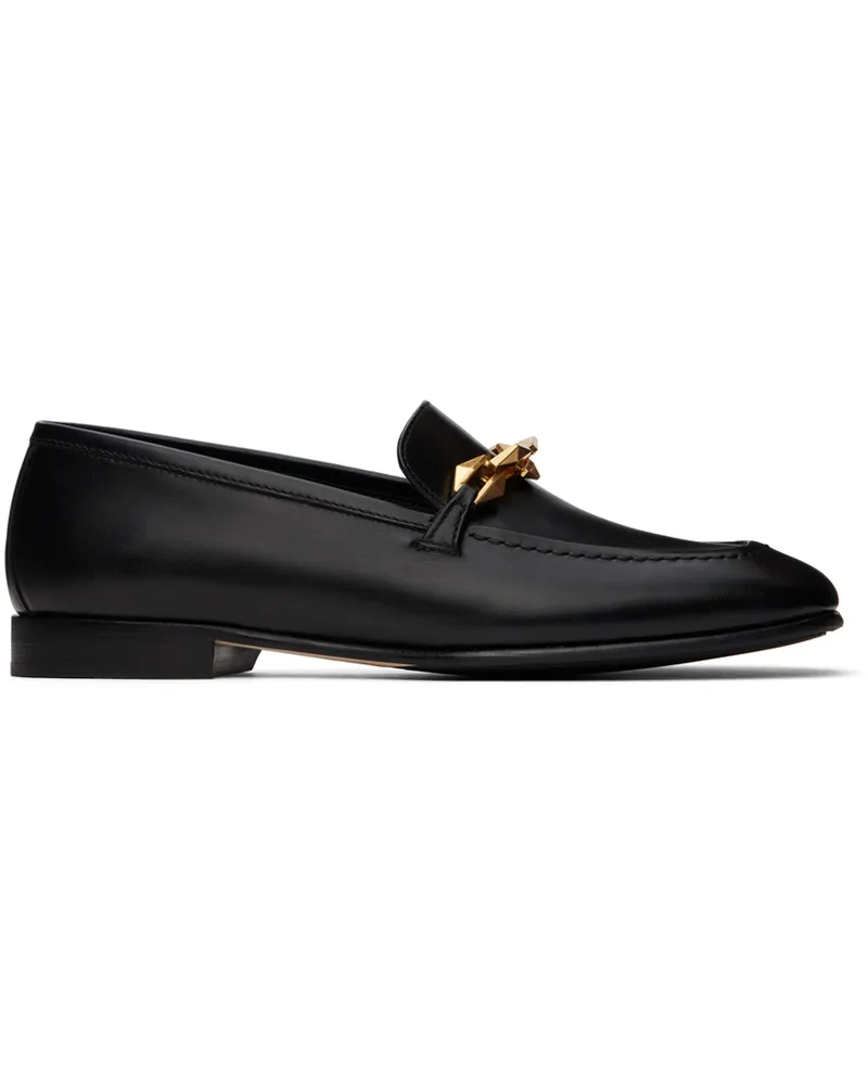 Jimmy Choo Black Diamond Tilda Loafers Black
