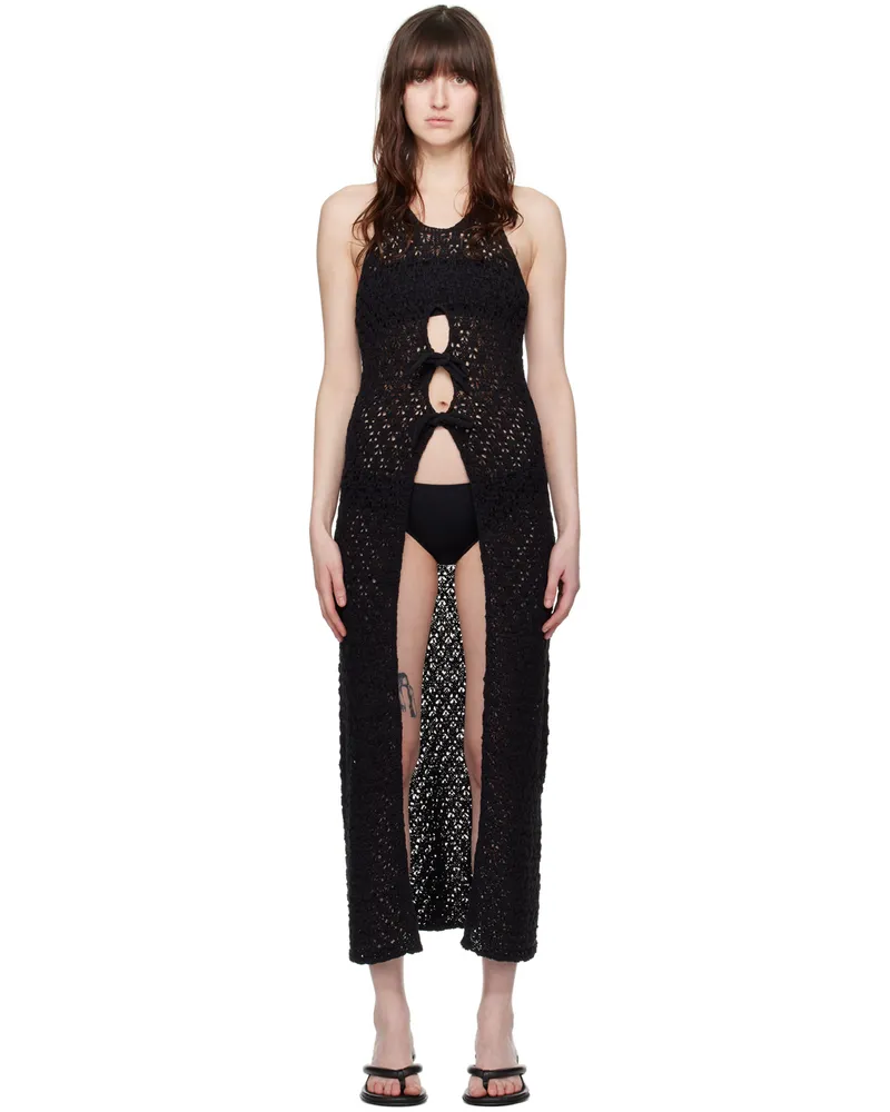 Holzweiler Black Wou Tape Maxi Dress 1051