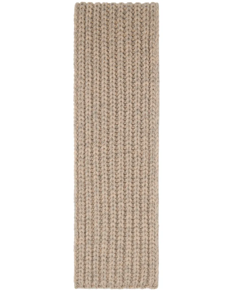 Maison Margiela Beige Wool Scarf 002f