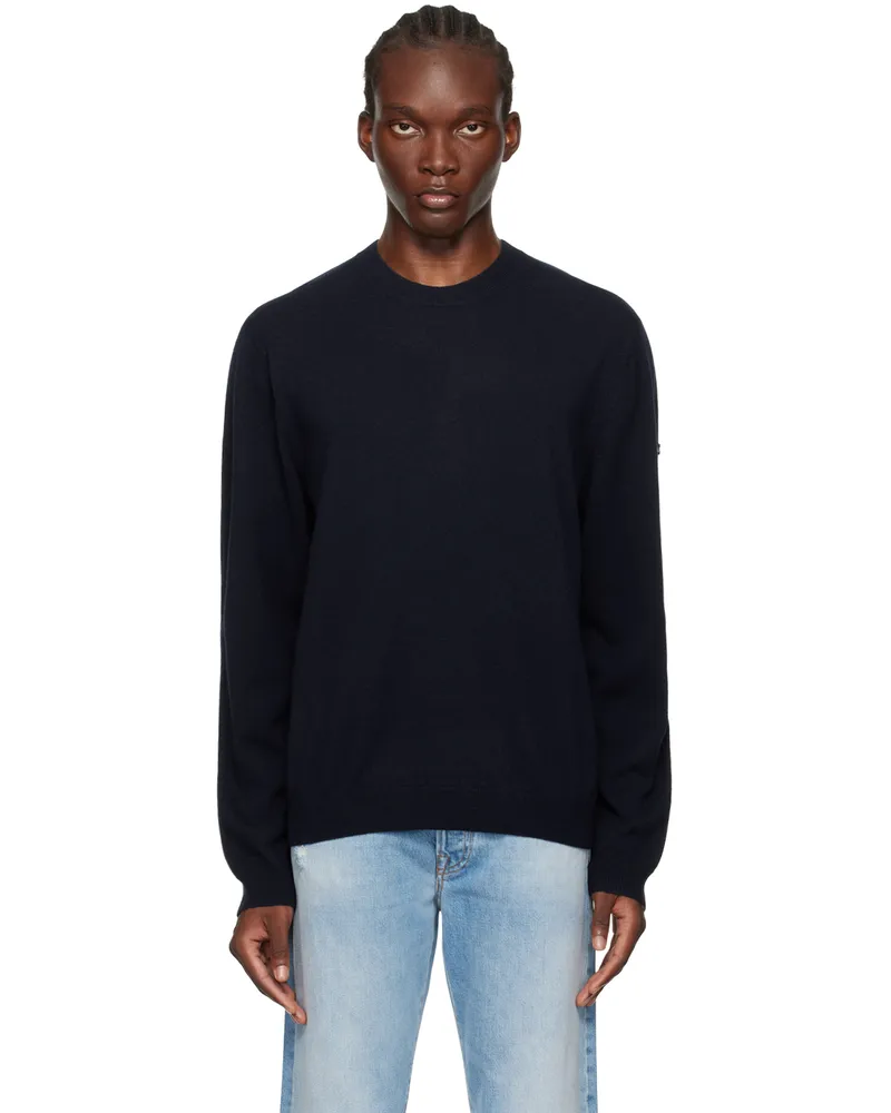 A.P.C. Navy Laurent Sweater Iak