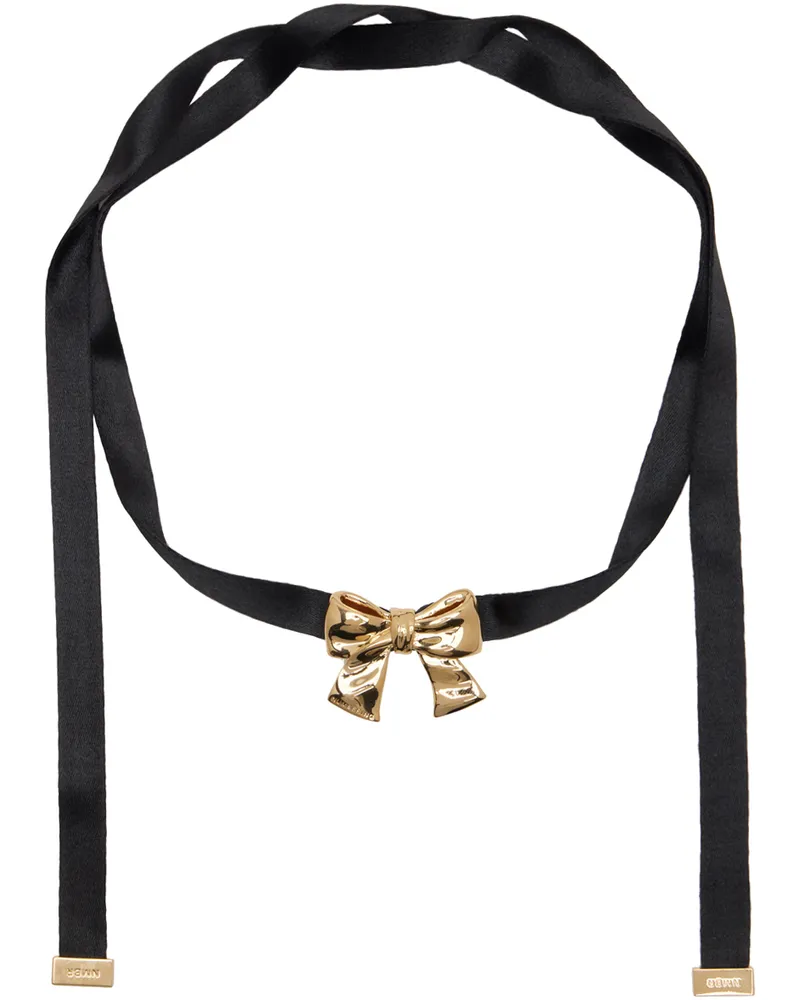 Numbering Black & Gold #5756 Necklace Gold