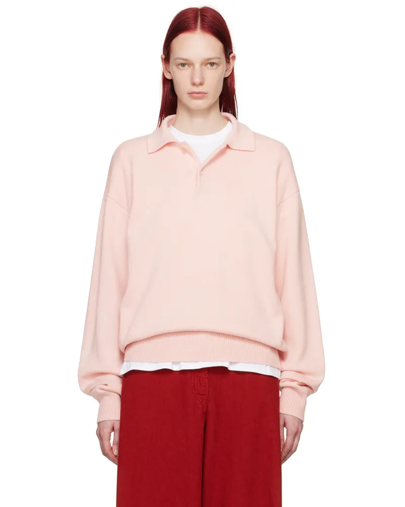 The Row Pink Joyce Polo Light