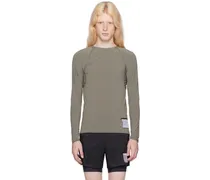 Taupe Base Layer Long Sleeve T-Shirt