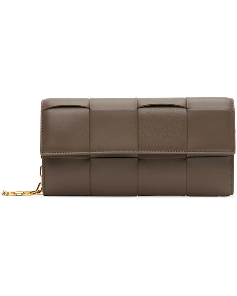 Bottega Veneta Taupe Foldover Bag 2560
