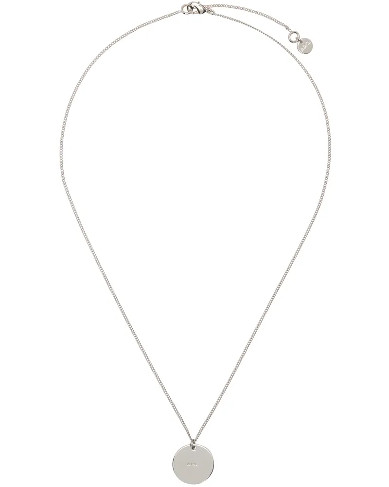 A.P.C. Silver Eloi Necklace Rab