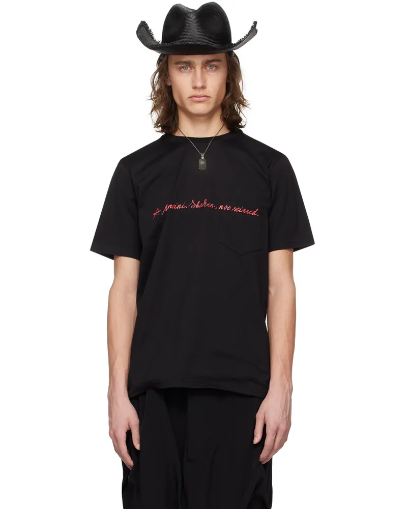 TheSoloIst Black 'A Martini Shaken Not Stirred' T-Shirt Black