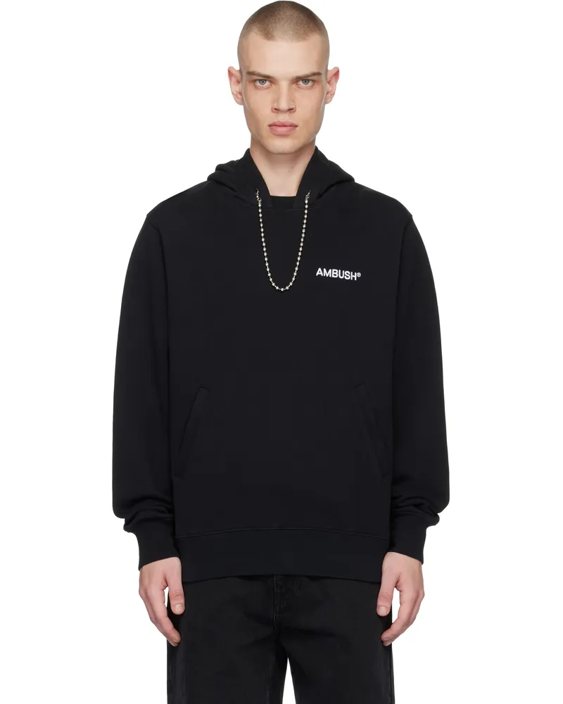 AMBUSH Black Ballchain Hoodie Black
