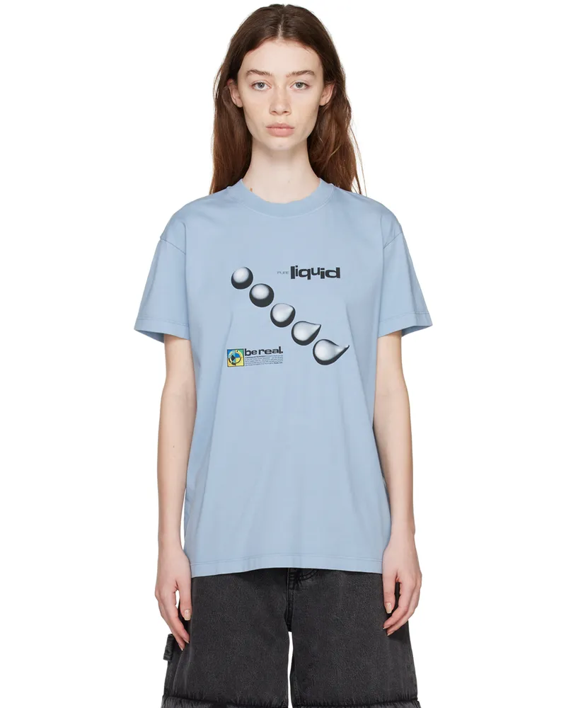 Eytys Blue Jay T-Shirt Liquid