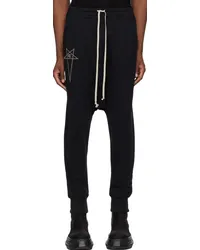 Rick Owens Black Champion Edition Sweatpants Black