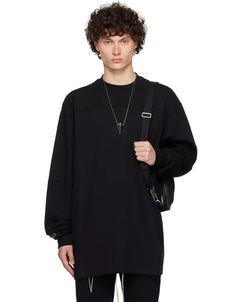 Rick Owens Black Champion Edition Girdered Sweatshirt 09