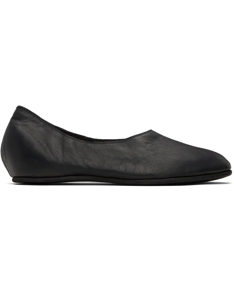 GUIDI Black 626R Ballerina Flats Blkt