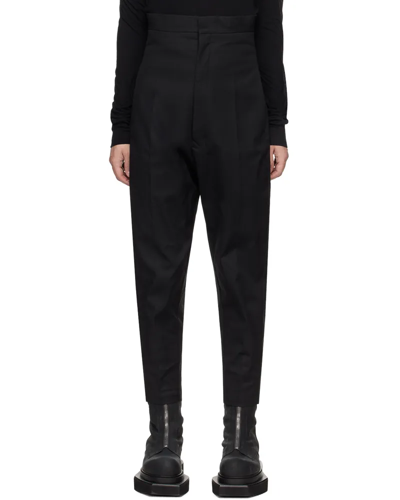 Rick Owens Black Dirt Cooper Trousers 09