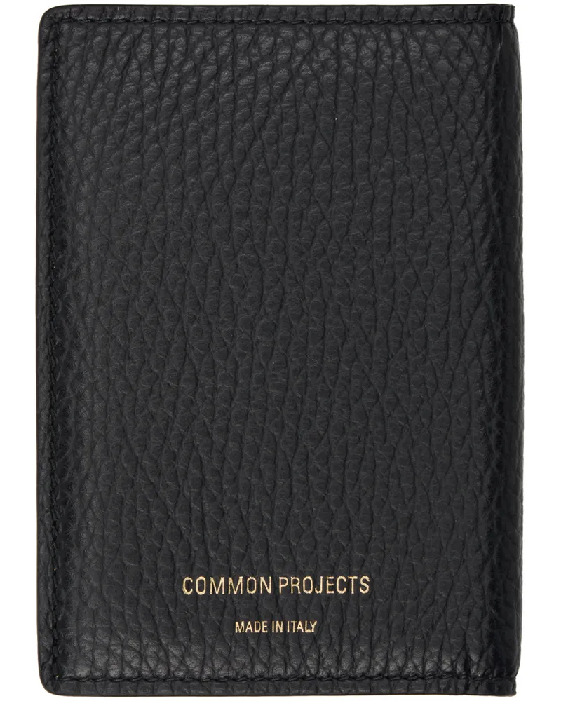 Common Projects Black Folio Wallet Black