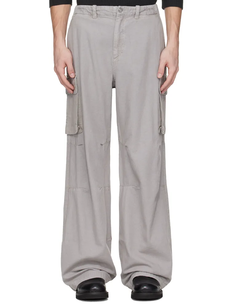 Our Legacy Gray Mount Cargo Pants Stone
