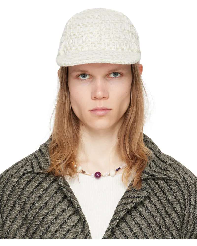 Isa Boulder Off-White Chess Cap Chalk