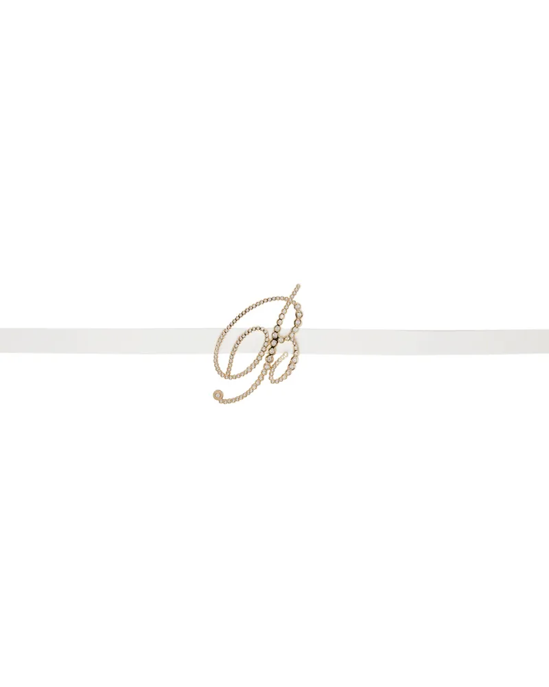 Blumarine Kids White Cintura Belt 10602