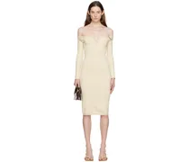 Beige 'La Robe Maille Pampero' Midi Dress