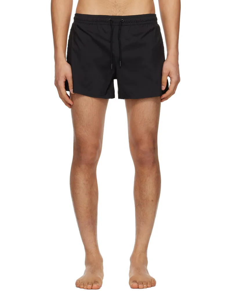 COMMAS Black Short Length Swim Shorts Black