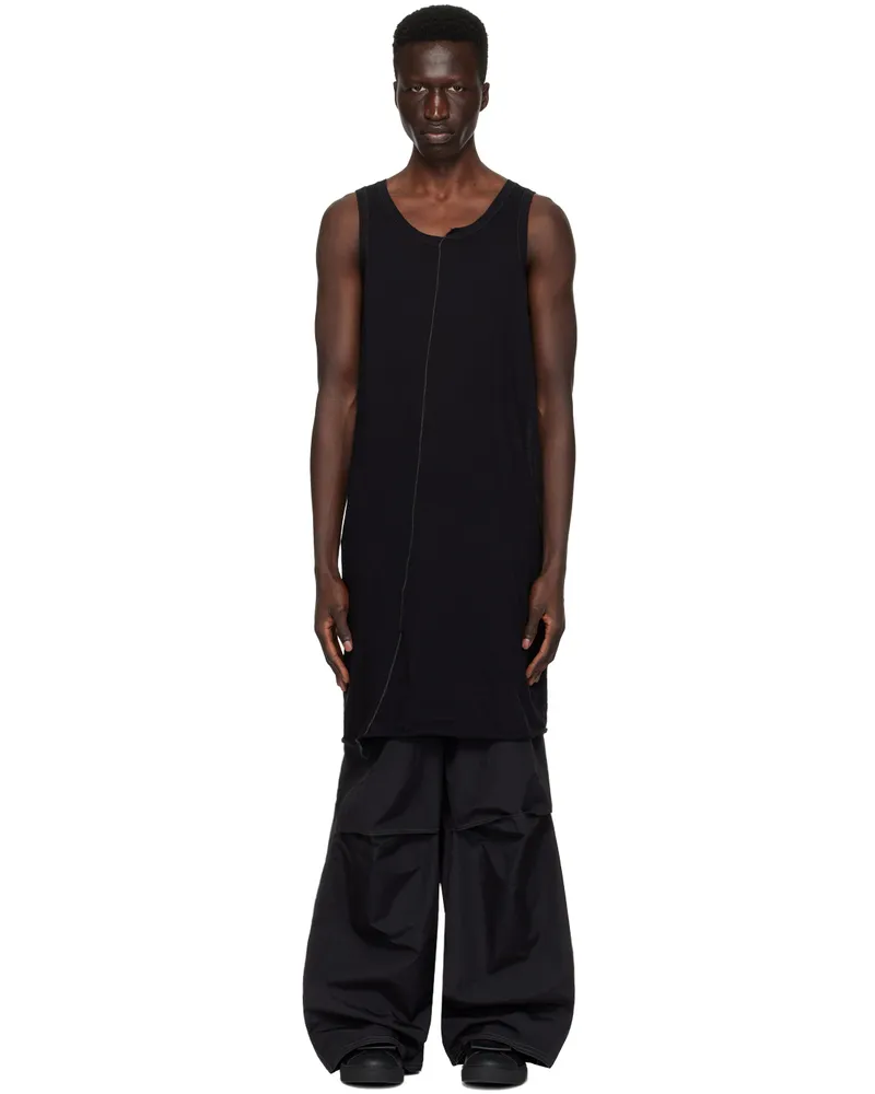 NICOLAS ANDREAS TARALIS Black Thread Tank Top 0