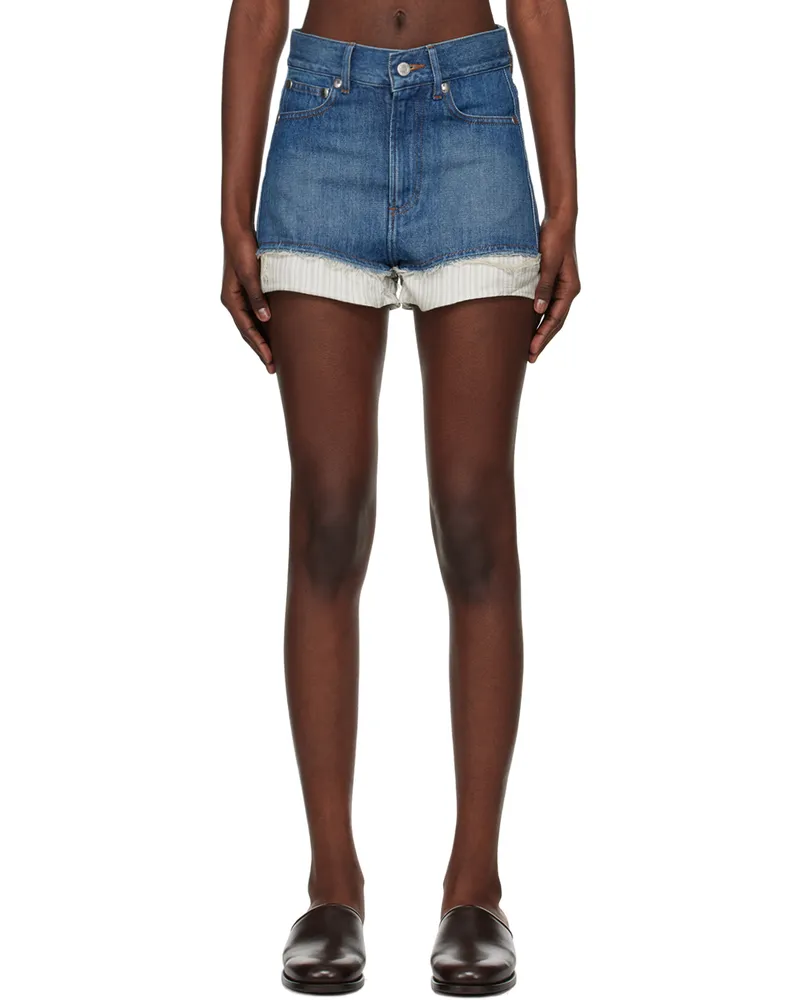 A.P.C. Indigo Natacha Ramsay-Levi Edition Versailles Denim Shorts Ial