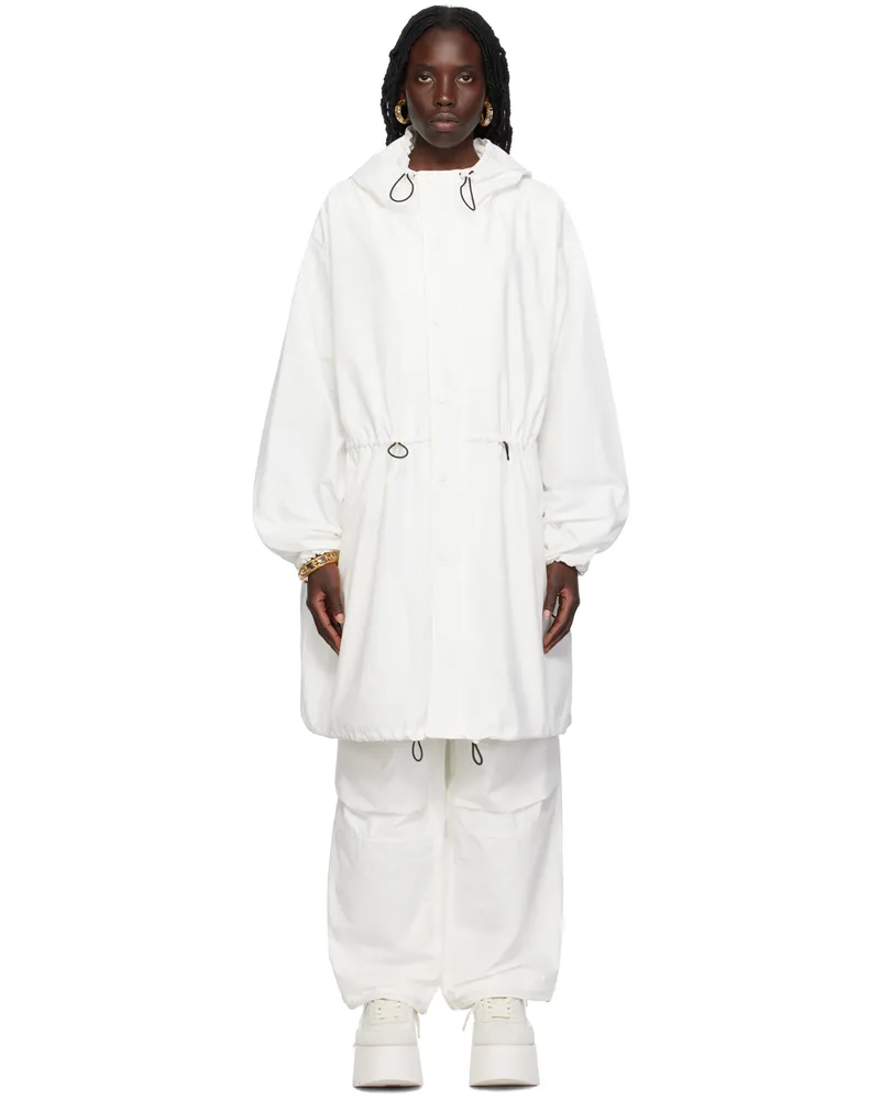 Marc Jacobs White 'The Balloon' Coat 111