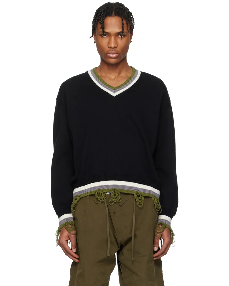 OTTOLINGER Black Oversized Sweater Black-white