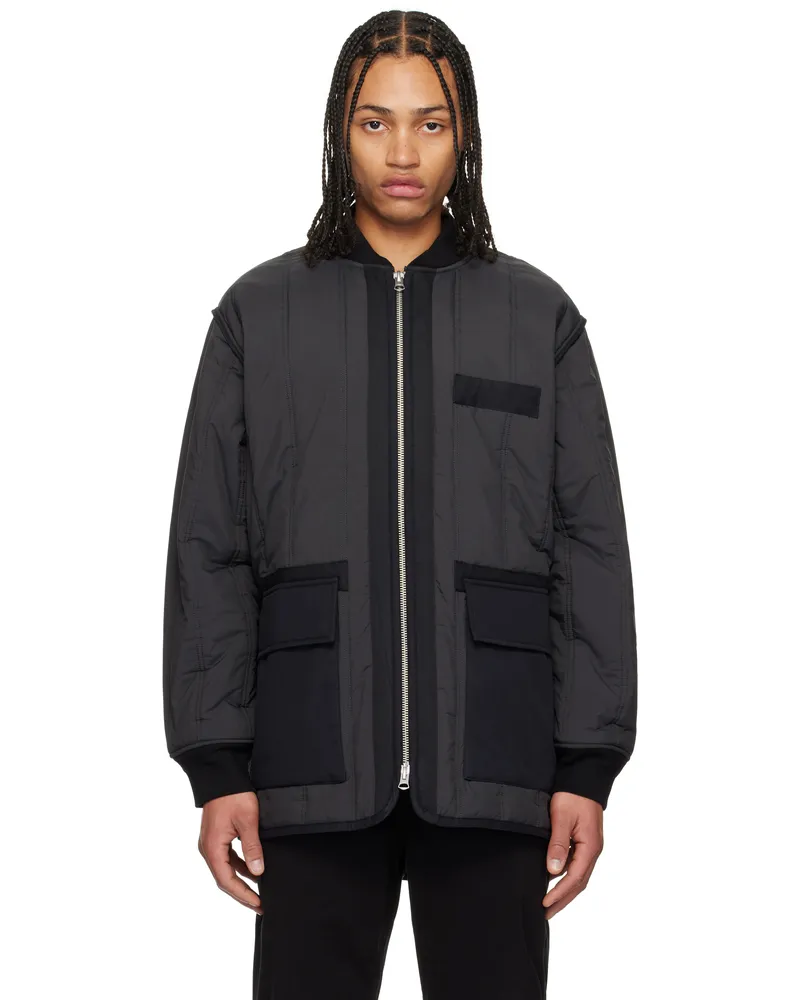 Rag & Bone Black Delta Liner Jacket Washed