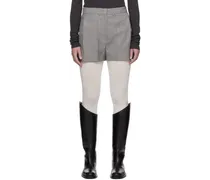 Gray Twill Shorts