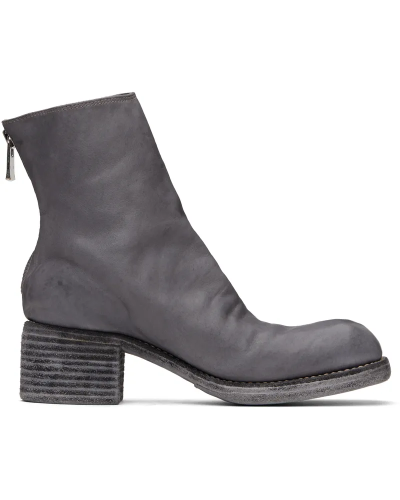 GUIDI Gray 9086 Boots Co49t