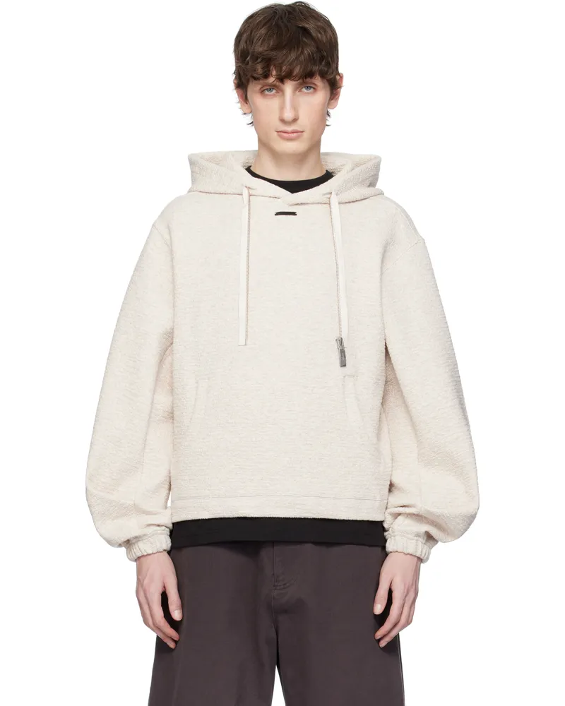 Adererror Beige Realce Product. 29 Hoodie Oatmeal