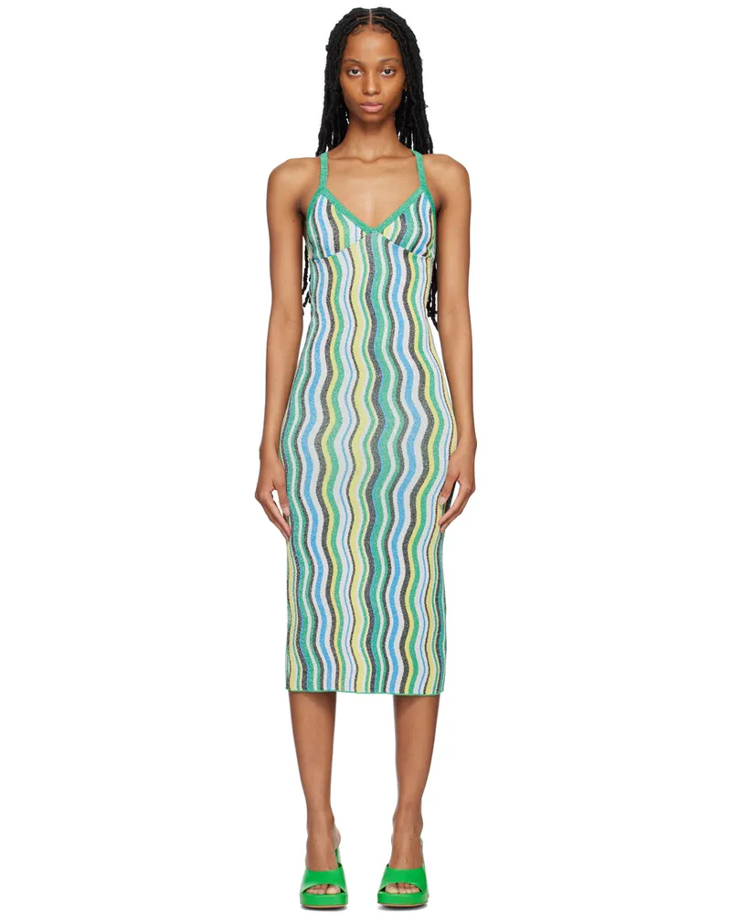 Simon Miller Multicolor Comet Midi Dress Candy