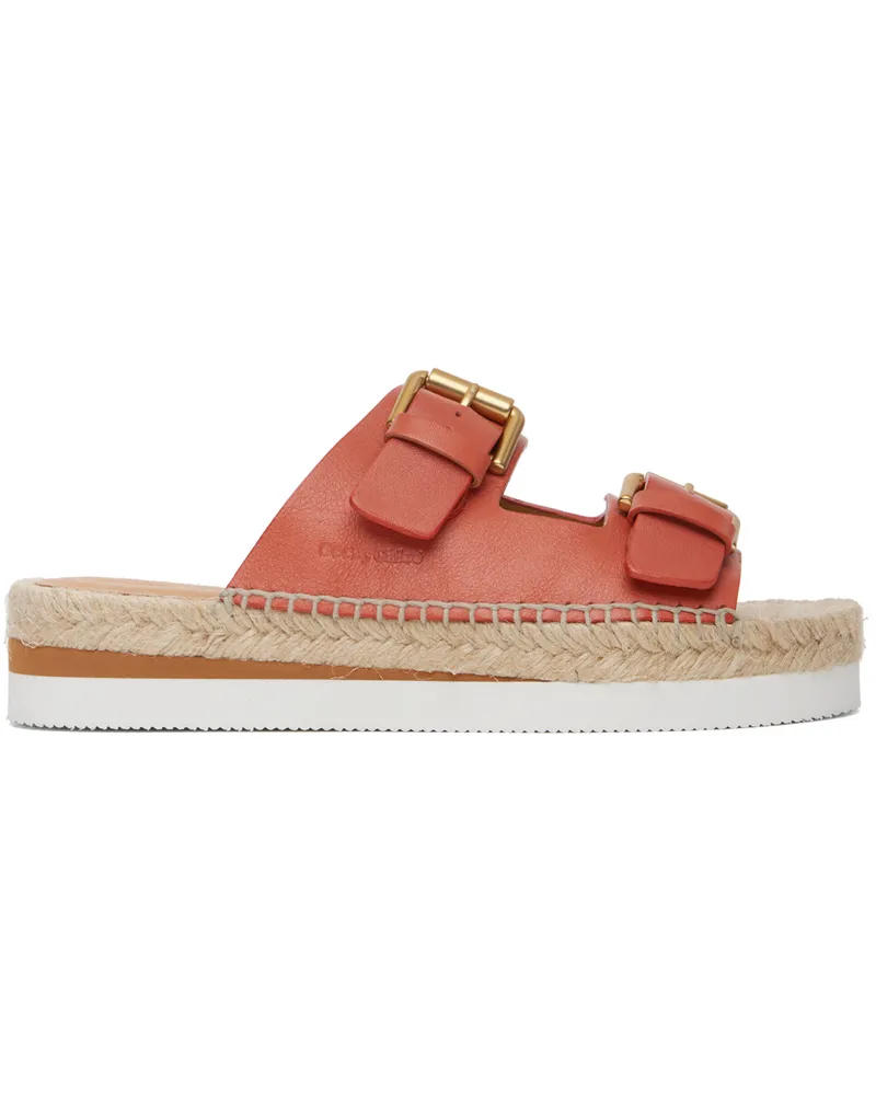See by Chloé Orange Glyn Sandals 830