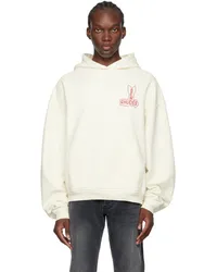 RHUDE SSENSE Exclusive Off-White 'Send Hoodie Vtg